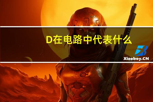 D在电路中代表什么