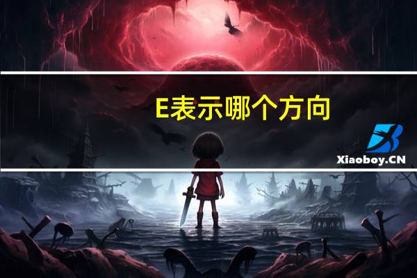 E表示哪个方向