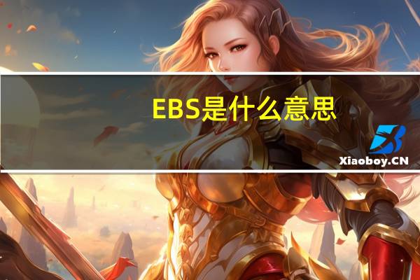 EBS是什么意思