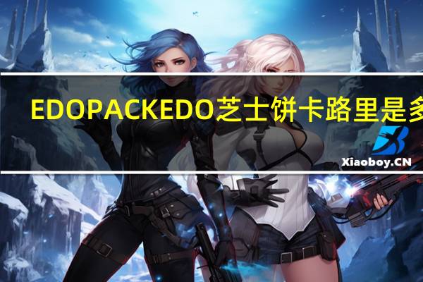 EDO PACK EDO 芝士饼卡路里是多少