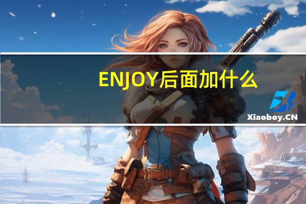 ENJOY后面加什么