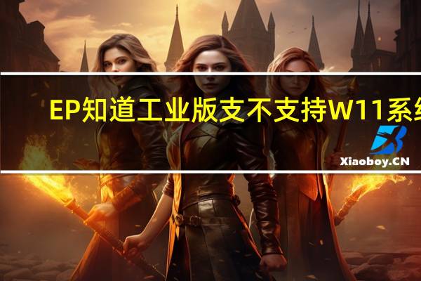 EP知道工业版支不支持W11系统（ep知道）