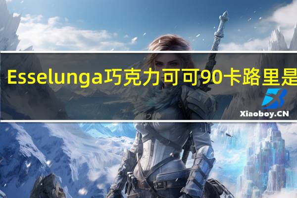 Esselunga 巧克力可可90卡路里是多少