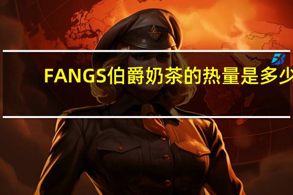 FANGS 伯爵奶茶的热量是多少
