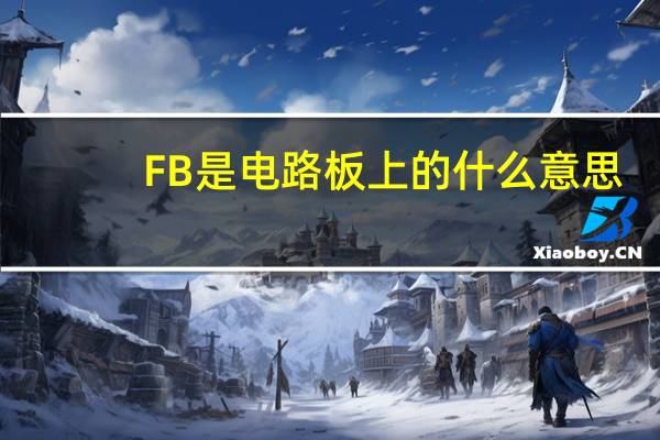 FB是电路板上的什么意思