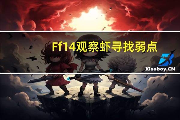 Ff14观察虾寻找弱点
