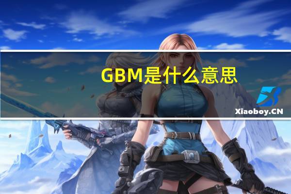 GBM是什么意思