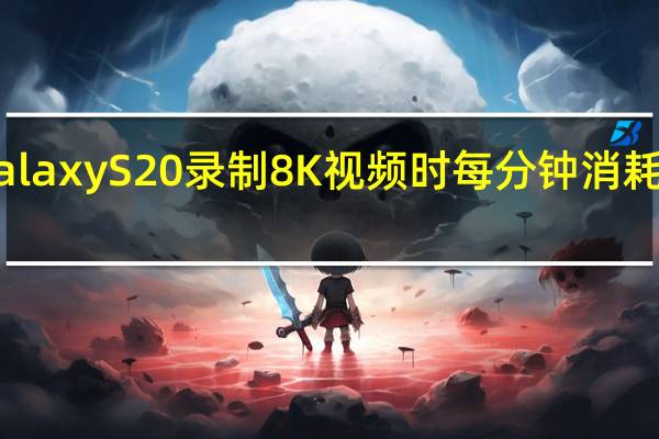 Galaxy S20录制8K视频时每分钟消耗600MB