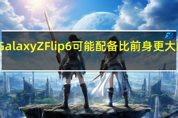 GalaxyZFlip6可能配备比前身更大的电池