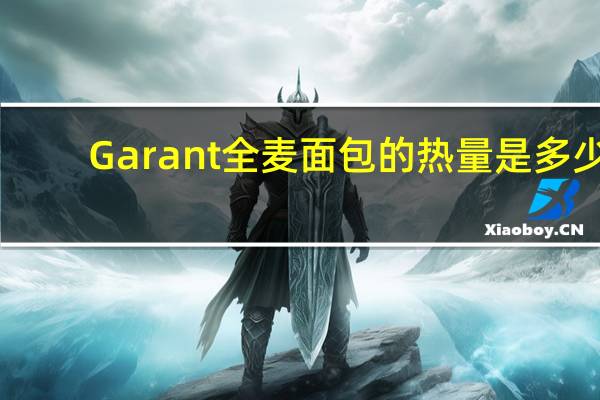 Garant 全麦面包的热量是多少
