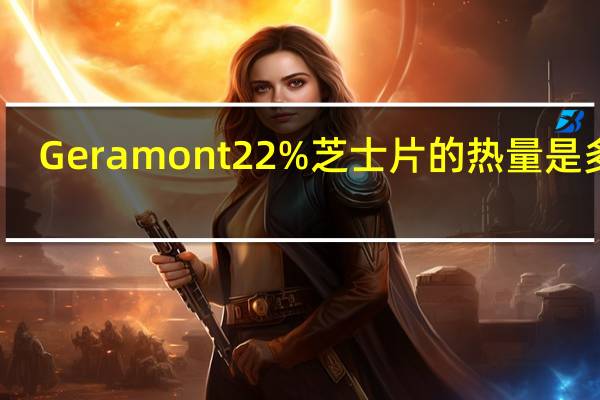 Geramont 22%芝士片的热量是多少