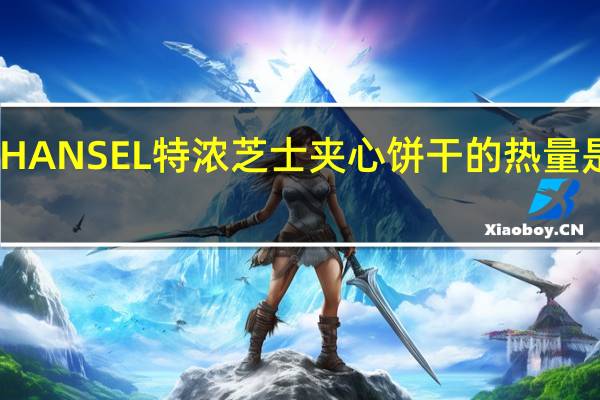 HANSEL 特浓芝士夹心饼干的热量是多少