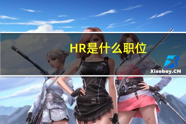 HR是什么职位