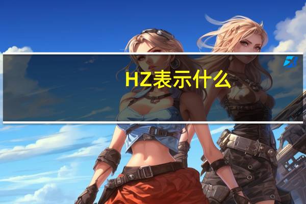 HZ表示什么