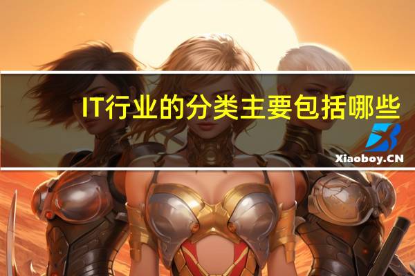 IT行业的分类主要包括哪些