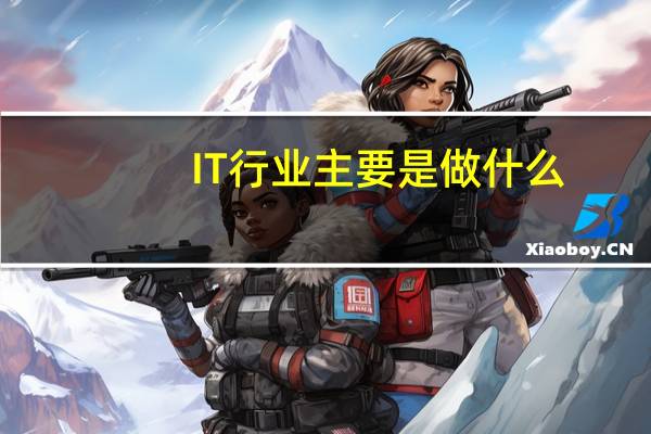 IT行业主要是做什么
