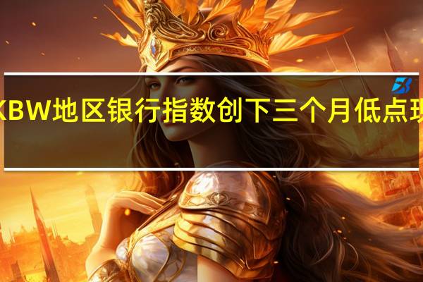 KBW地区银行指数创下三个月低点现跌1%