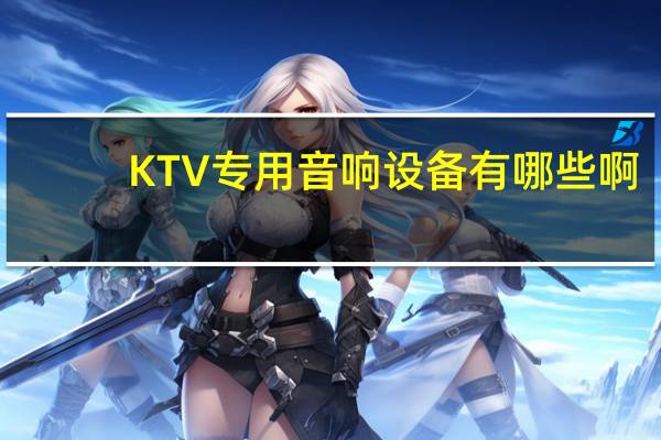 KTV专用音响设备有哪些啊