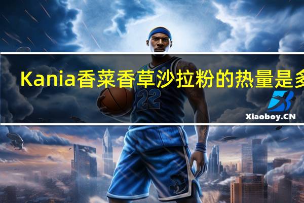 Kania 香菜香草沙拉粉的热量是多少