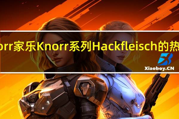 Knorr 家乐 Knorr系列Hackfleisch的热量是多少