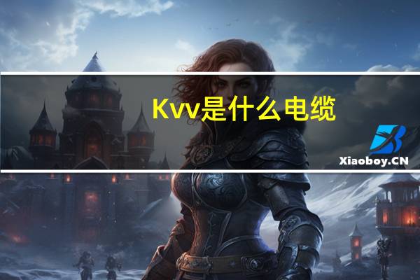 Kvv是什么电缆（kvvP是什么电缆）