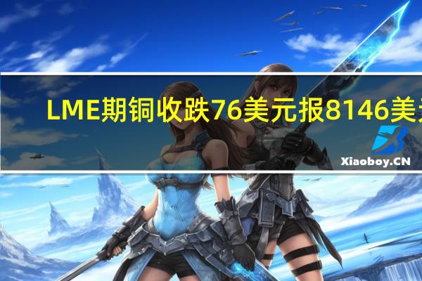 LME期铜收跌76美元报8146美元/吨LME期铝收跌7美元报2234美元/吨LME期锌收跌30美元报2532美元/吨LME期铅收跌33美元报2181美元/吨LME期镍收跌298美元报19120美元/吨LME期锡收跌363美元报25888美元/吨