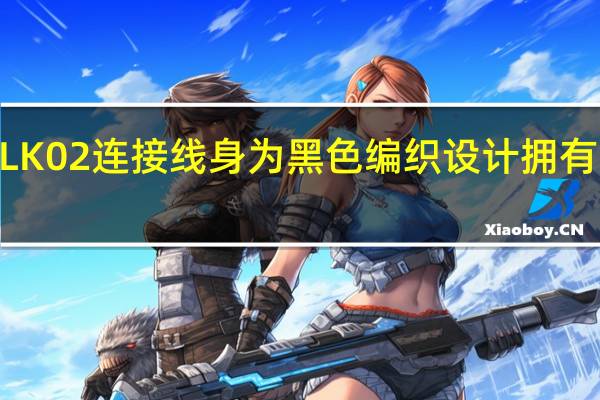 Line King PLK02连接线身为黑色编织设计拥有2条固定魔术扎带
