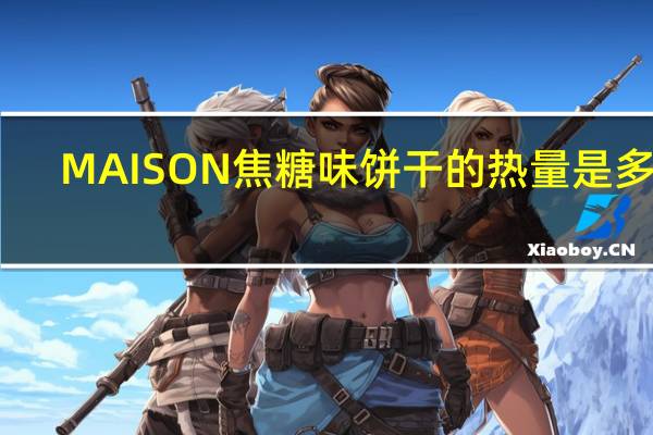 MAISON 焦糖味饼干的热量是多少