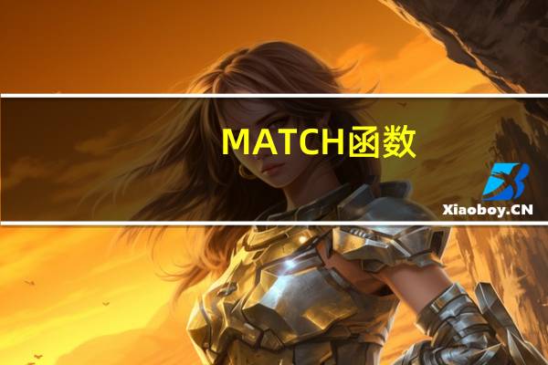 MATCH函数