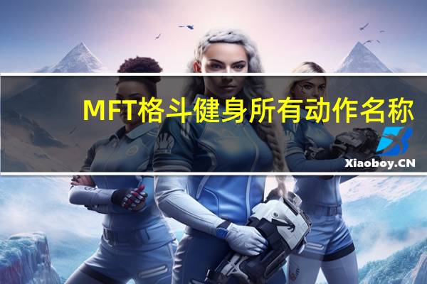 MFT格斗健身所有动作名称，以及组合70
