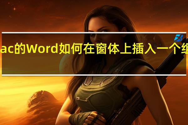 Mac的Word如何在窗体上插入一个组合字段