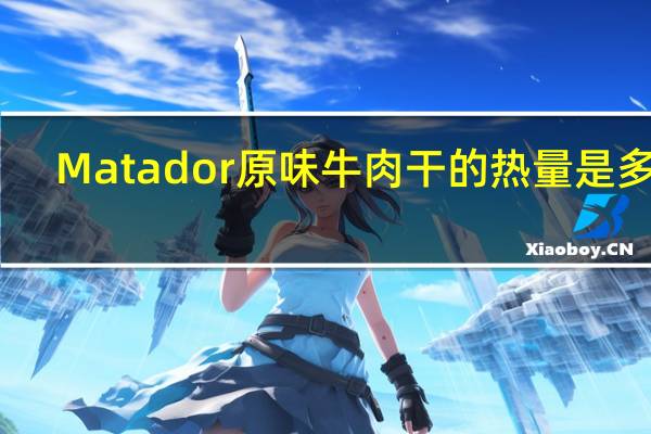 Matador 原味牛肉干的热量是多少