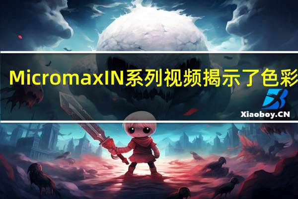 Micromax IN系列视频揭示了色彩变化