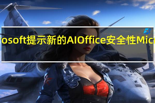 Microsoft提示新的AIOffice安全性Microsoft365