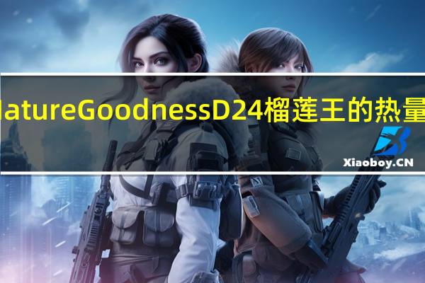 Nature Goodness D24榴莲王的热量是多少