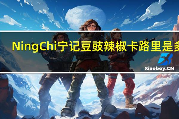 NingChi 宁记 豆豉辣椒卡路里是多少