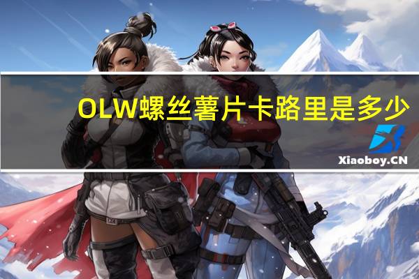 OLW 螺丝薯片卡路里是多少