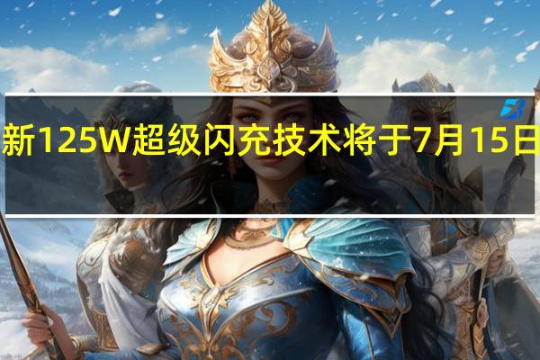 OPPO全新125W超级闪充技术将于7月15日15点正式发布