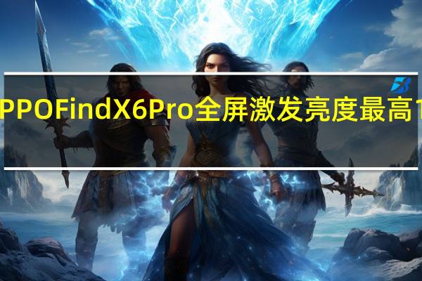 OPPOFindX6Pro全屏激发亮度最高1500nit