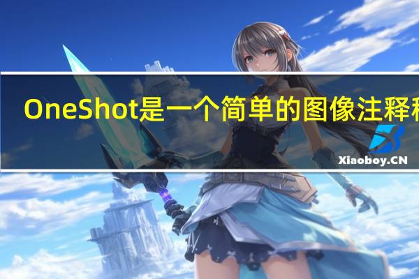 OneShot是一个简单的图像注释程序