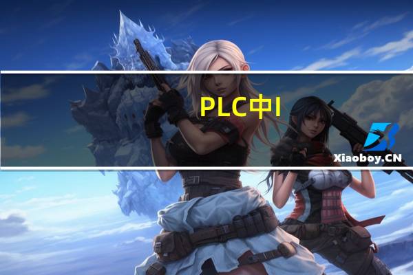 PLC中I_O是什么意思