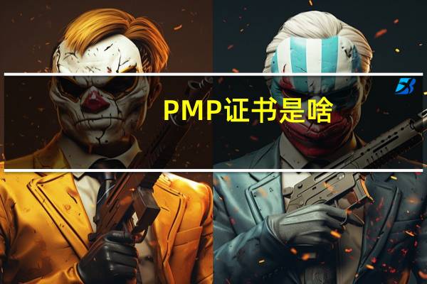 PMP证书是啥