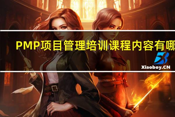 PMP项目管理培训课程内容有哪些