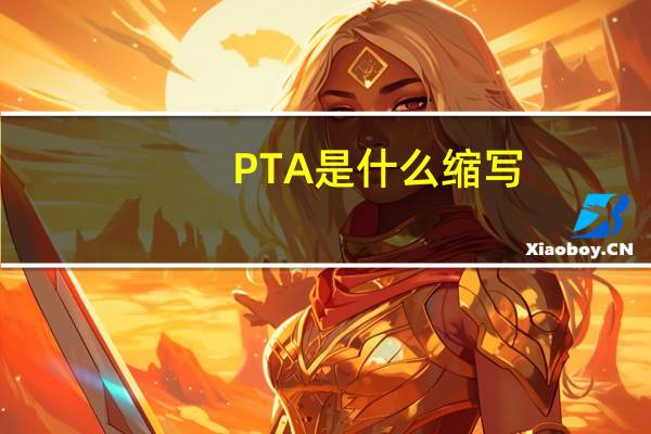 PTA是什么缩写