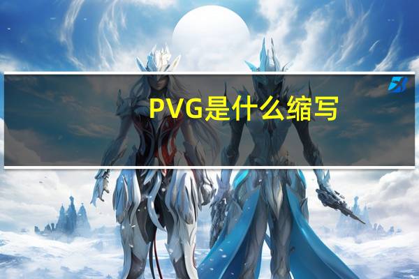 PVG是什么缩写