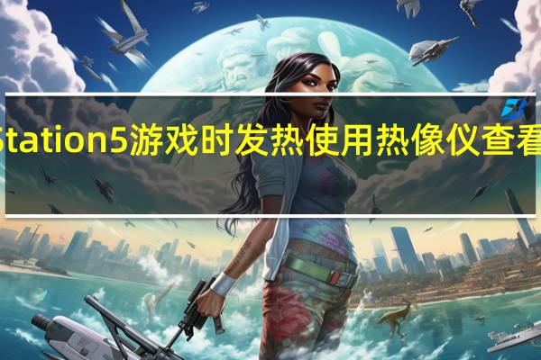 PlayStation5游戏时发热使用热像仪查看PS5的温度