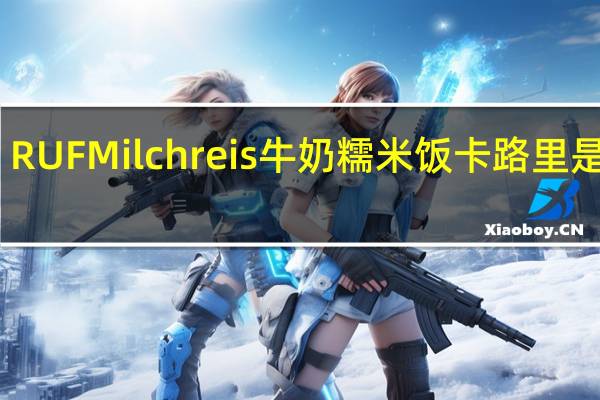 RUF Milchreis 牛奶糯米饭卡路里是多少