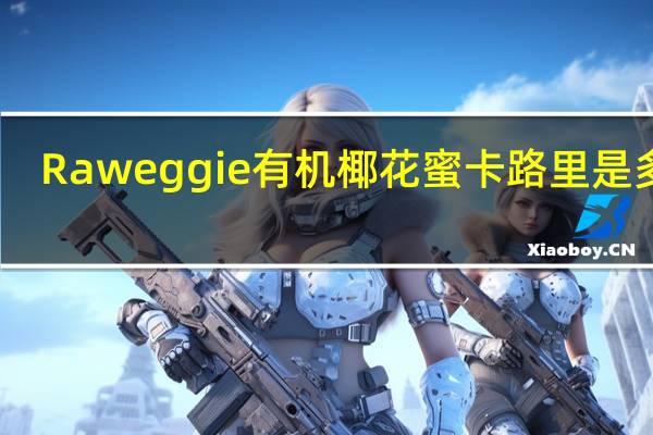 Raweggie 有机椰花蜜卡路里是多少