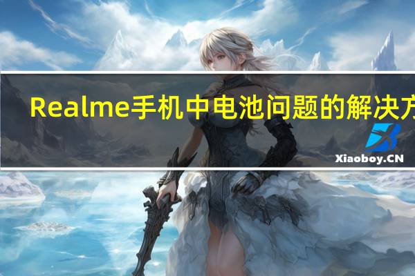 Realme手机中电池问题的解决方案