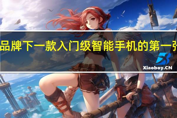 Redmi13C该品牌下一款入门级智能手机的第一张实拍照片已经泄露